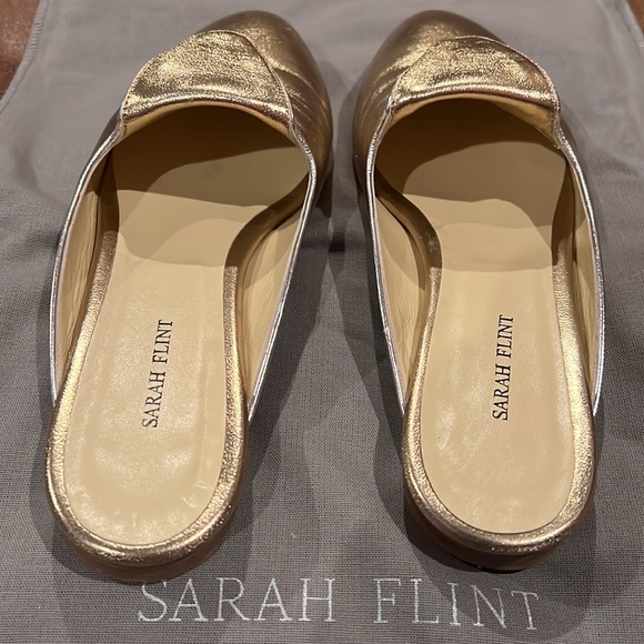 Sarah Flint Andrea Slide Gold 8 38 - Picture 3 of 7